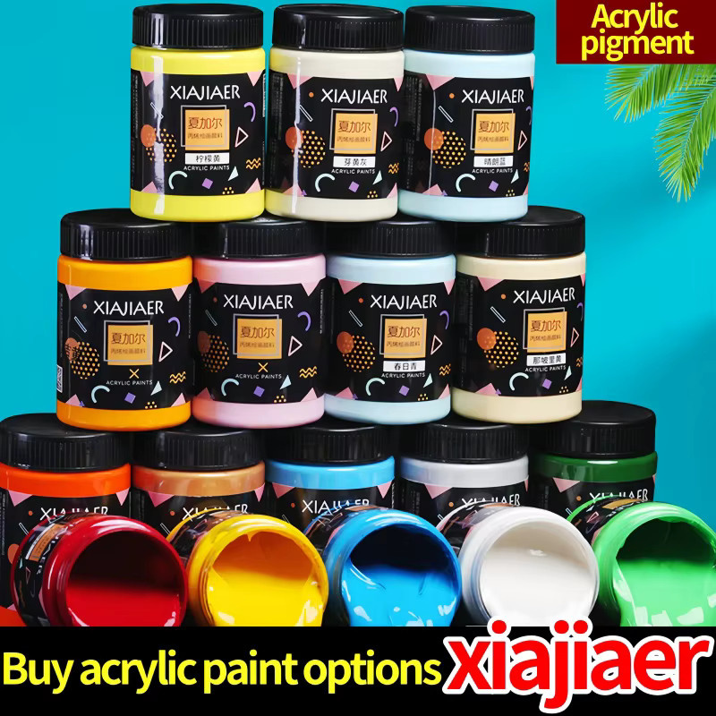 Xiajiaer Acrylfarbe Set mit 26 Farben für Wandmalerei und DIY-Kunstprojekte, 300 ml pro Flasche - Bild 2