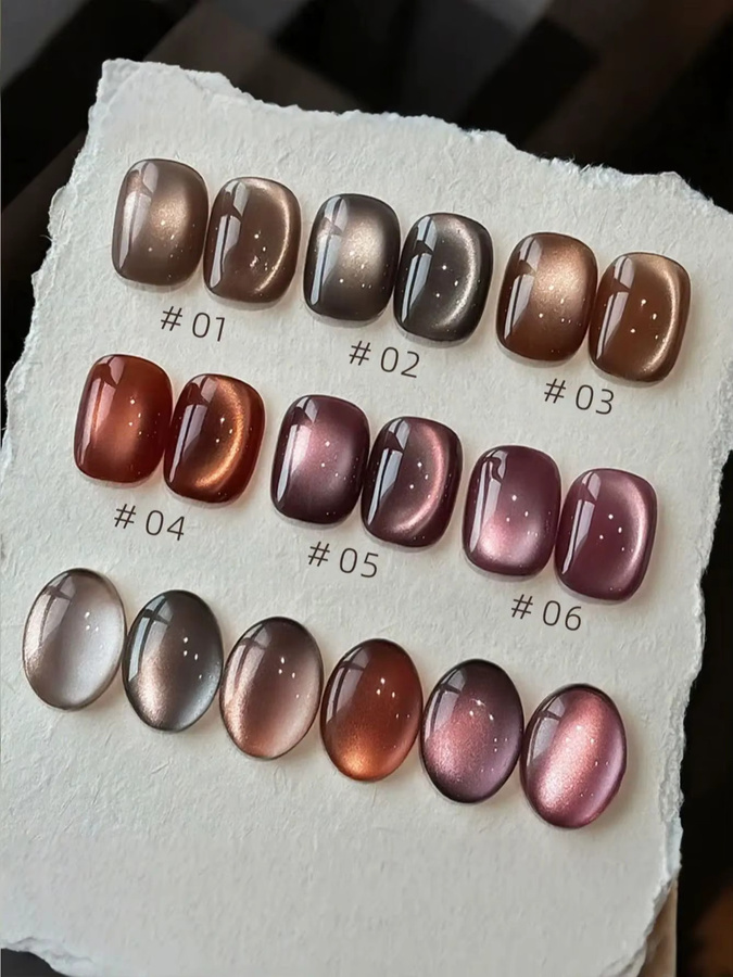 MIANEL Nagellack, Kaffee-Katzenaugen-Gel, 10 ml - Bild 5