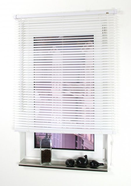 BELLA CASA Kunststoff-Jalousie in Weiss mit 25 mm Lamellenbreite, B/H: 70 x 220 cm - Bild 1