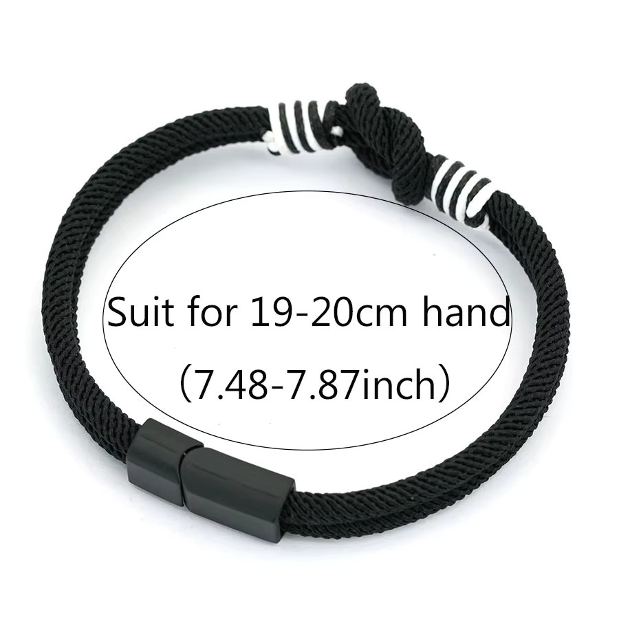 Noter Armband, geflochten, magnetischer Verschluss, Herren - Bild 2