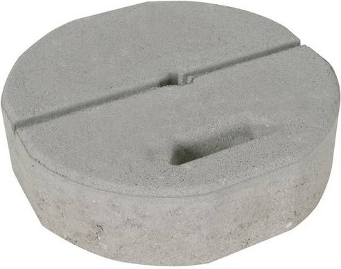 DEHN Betonsockel in Grau, Gewicht: 17 kg - Bild 1