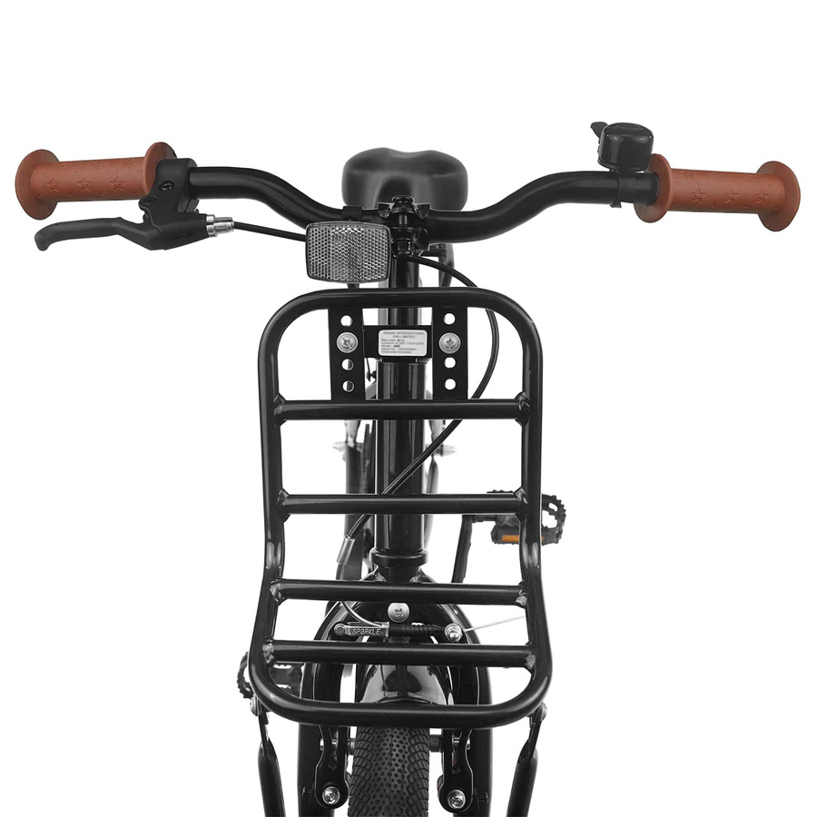 vidaXL Kinderfahrrad 18 Zoll Schwarz für 5-7 Jahre Alt - Bild 3