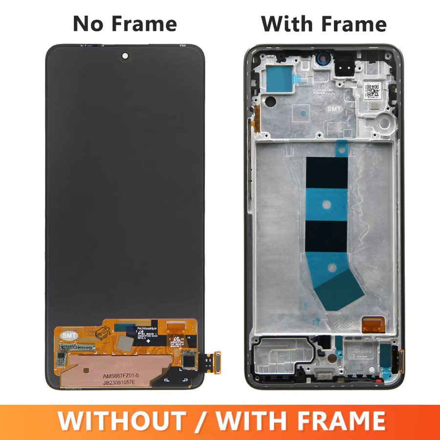 Xiaomi Redmi Note 13 4G AMOLED TFT Display mit Touchscreen und Display Frame in Schwarz, 6.67 Zoll - Bild 3