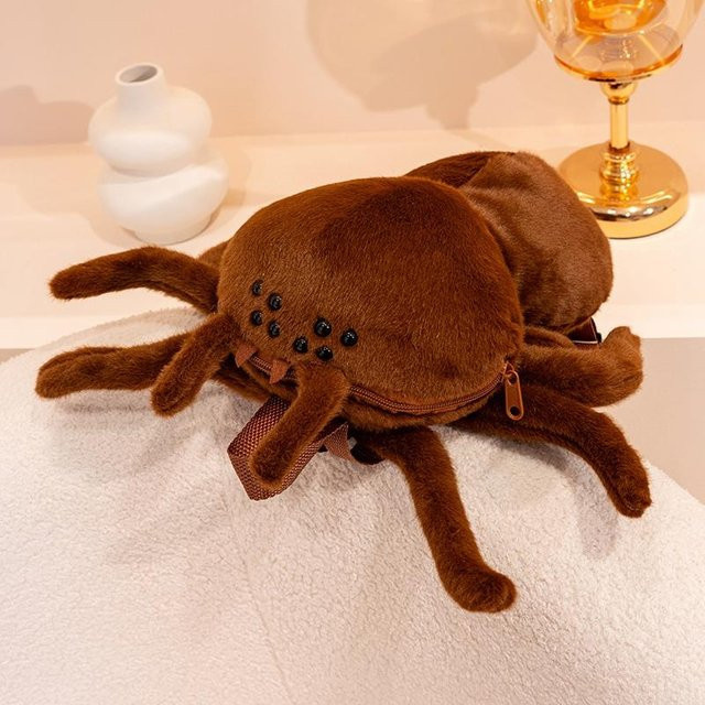Yiran toy Spinnen-Plüschtier-Rucksack, Puppe, 35cm - Bild 1