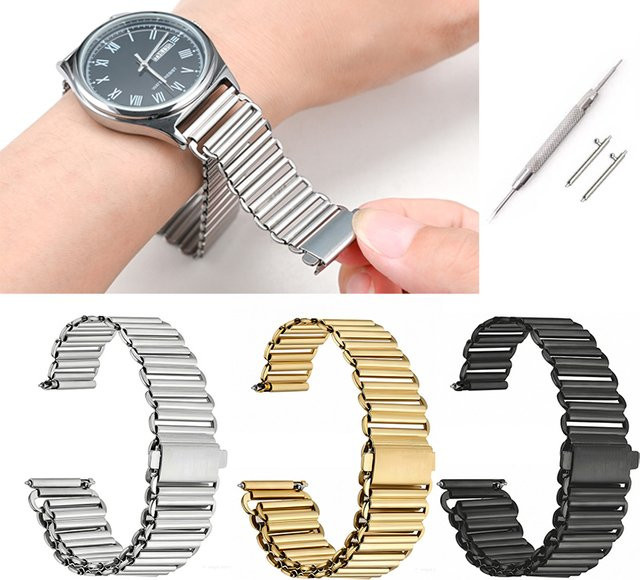 strapfreak Uhrenarmband Edelstahl, Silber, Herren Damen - Bild 1