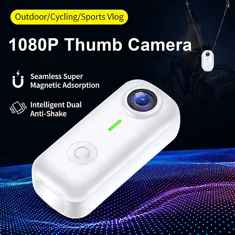 DIXSG Magnetische Action Kamera mit 1080P Auflösung und Wi-Fi für Sport, Motorrad und Vlog-Aufnahmen - Bild 5