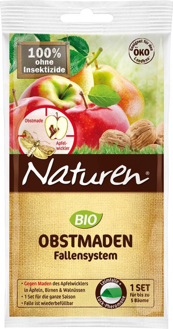 Celaflor Naturen Obstmaden-Falle zur Bekämpfung von Apfelwicklern im Kernobst und Hobbygarten, 1 Set - Bild 1