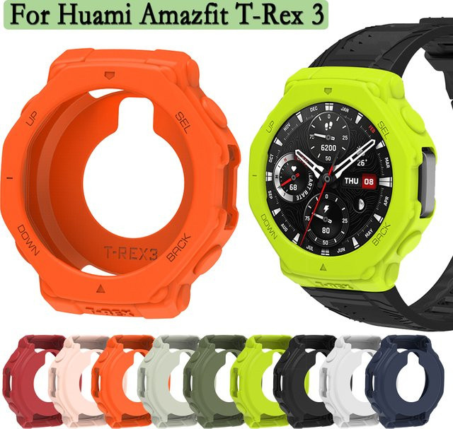 Huami Amazfit T-Rex 3 Schutzhülle, Silikon, Rot - Bild 1