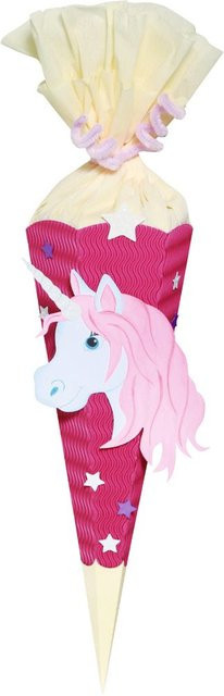 URSUS Geschwister-Schultüten-Bastelset Einhorn aus Pappe - Bild 1