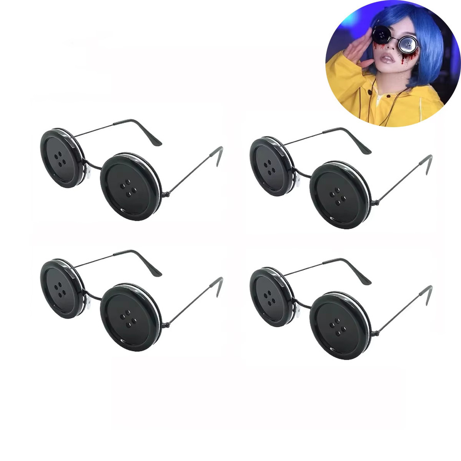 Untior Knopfbrille, Brille, Schwarz, Kunststoff, Set / Bundle - Bild 5