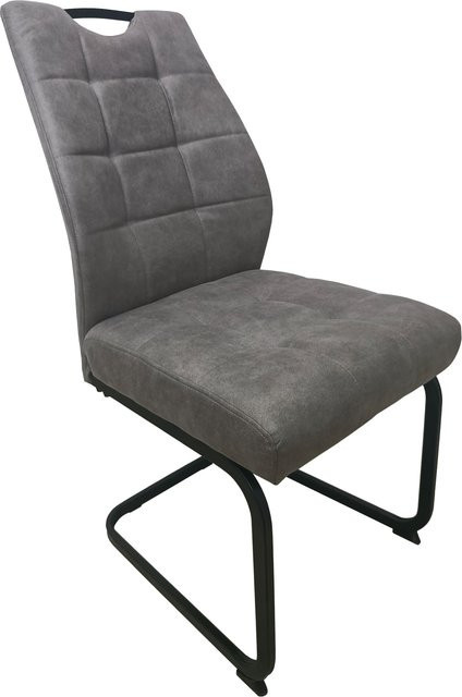 Schwingstuhl Marek von HTI-Living in Hellbraun mit modernem Design und Cordstoff - Bild 1