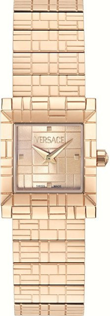 Versace Damenuhr Mosaic, Quarz, Edelstahl, Roségold, 22 mm, 3 ATM - Bild 1