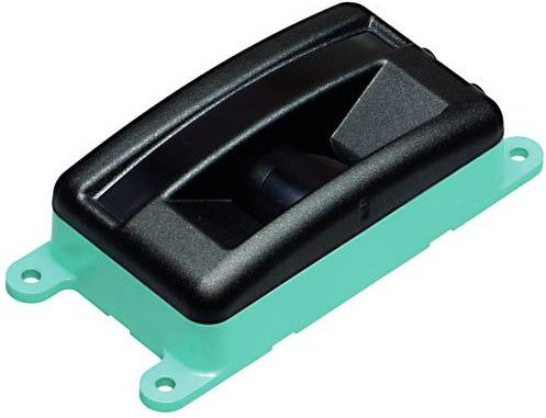 Pepperl+Fuchs OMD8000-R2100-B16-2V15 2-D-LiDAR-Sensor in Schwarz und Grau, Breite: 81 mm, Höhe: 45 mm - Bild 1