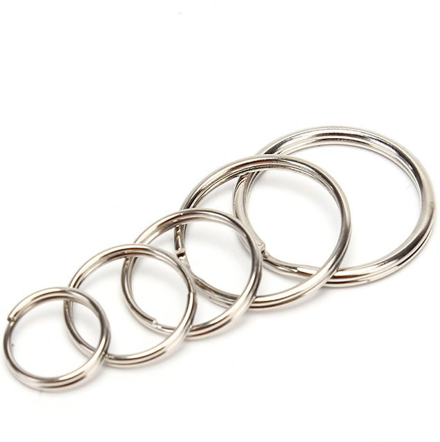 Velishy Schlüsselringe Metall, 100 Stück/Set - Bild 1