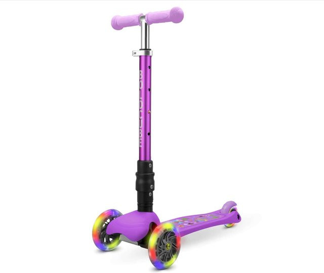 BOLDCUBE Kinder-Tretroller Teeny FOLD klappbar in Lila - Bild 1