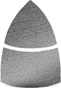 MENZER Klett-Schleifgitter K60 für Deltaschleifer, Farbe: Schwarz, B/T/H: 62 x 102 x 93 mm - Bild 1