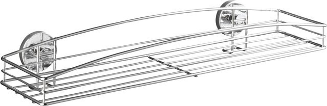 Wenko Vacuum-Loc Maxiablage Milazzo in Chrom und Weiß - Bild 1