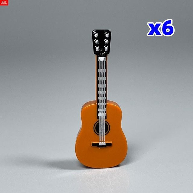 Yiran toy MOC Bausteine Gitarrenständer, Musikinstrumente, ab 6 Jahren - Bild 1