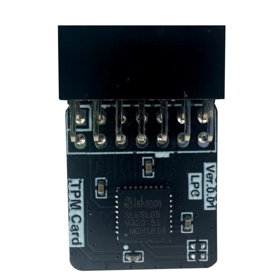 QIYIDA TPM 2.0 Modul für MSI 14-Pin LPC Anschluss, Sicherheit Modul Karte in Schwarz - Bild 4
