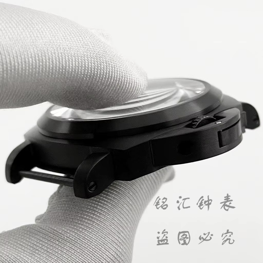 LIYAN Uhrengehäuse Edelstahl, PVD Schwarz, Saphirglas, 40 mm - Bild 2