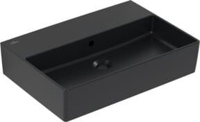 Villeroy & Boch Waschtisch Memento 2.0 Mineralguss in Black, rechteckig mit Überlauf, B: 60 cm, T: 42 cm - Bild 1