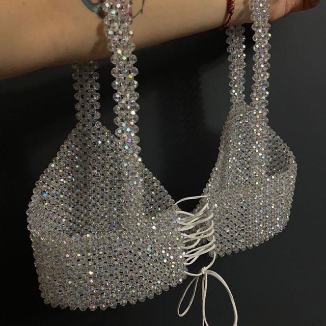 Perlen Top Damen - Bild 1