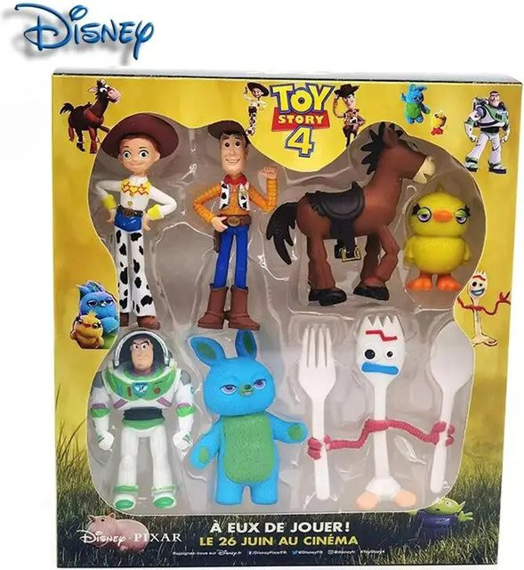 Disney Pixar Toy Story 4 Actionfiguren, 7-teiliges Set, Modellpuppe - Bild 1