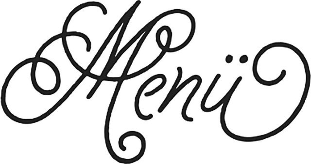 Rico Design Holzstempel Menü B: 3,5 cm, H: 2 cm - Bild 1