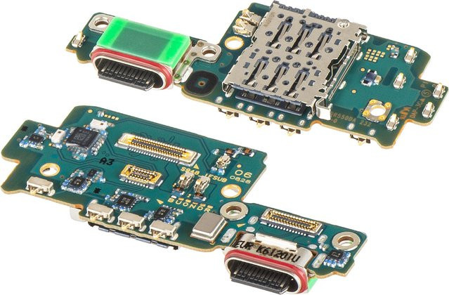 Samsung Galaxy S26 Ultra Ladeanschlussplatine mit Mikrofon und SIM-Kartenlesermodul Service Pack GH96-20819A in Multicolour - Bild 1