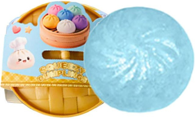 Glitzer-Knödel Squishy mit Box, Sensorisches Knetspielzeug - Bild 1