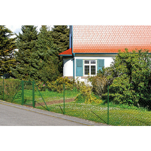 Gust. Alberts Maschendrahtzaun Set zum Einbetonieren, Farbe: Grün, Breite: 2500 cm - Bild 3
