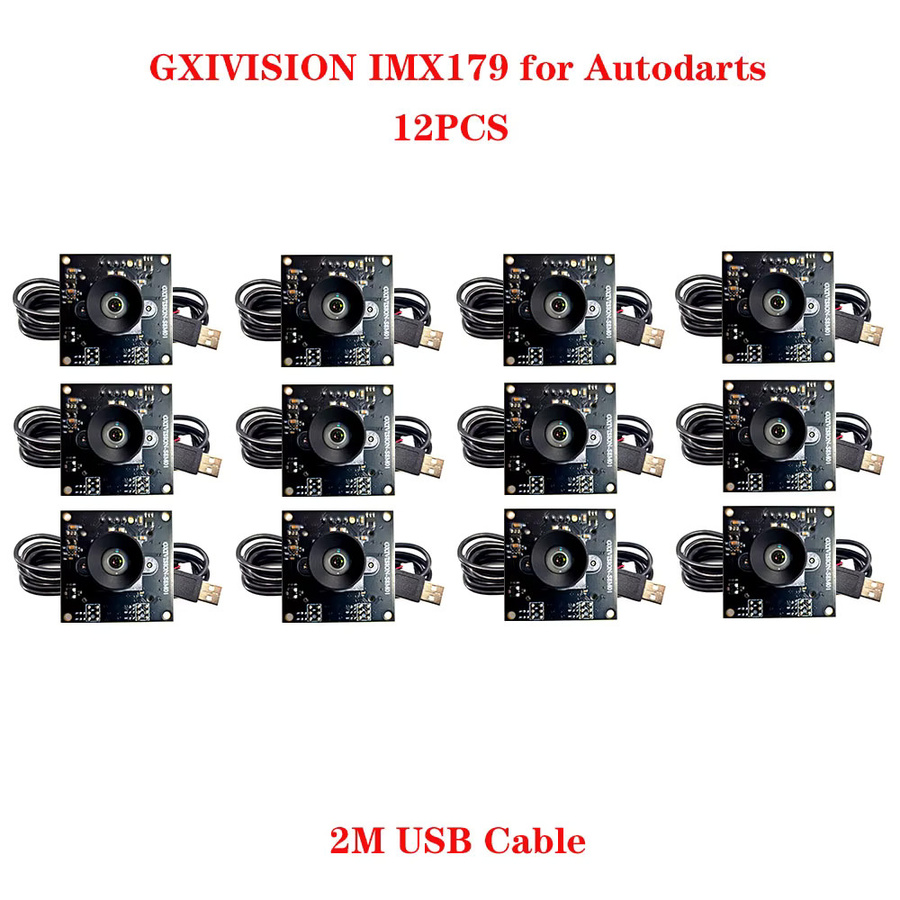 Autodarts GXIVISION IMX179 8MP Kameramodul mit 100 Grad Sichtfeld in Schwarz für das Autodarts IO Punktezählsystem - Bild 5