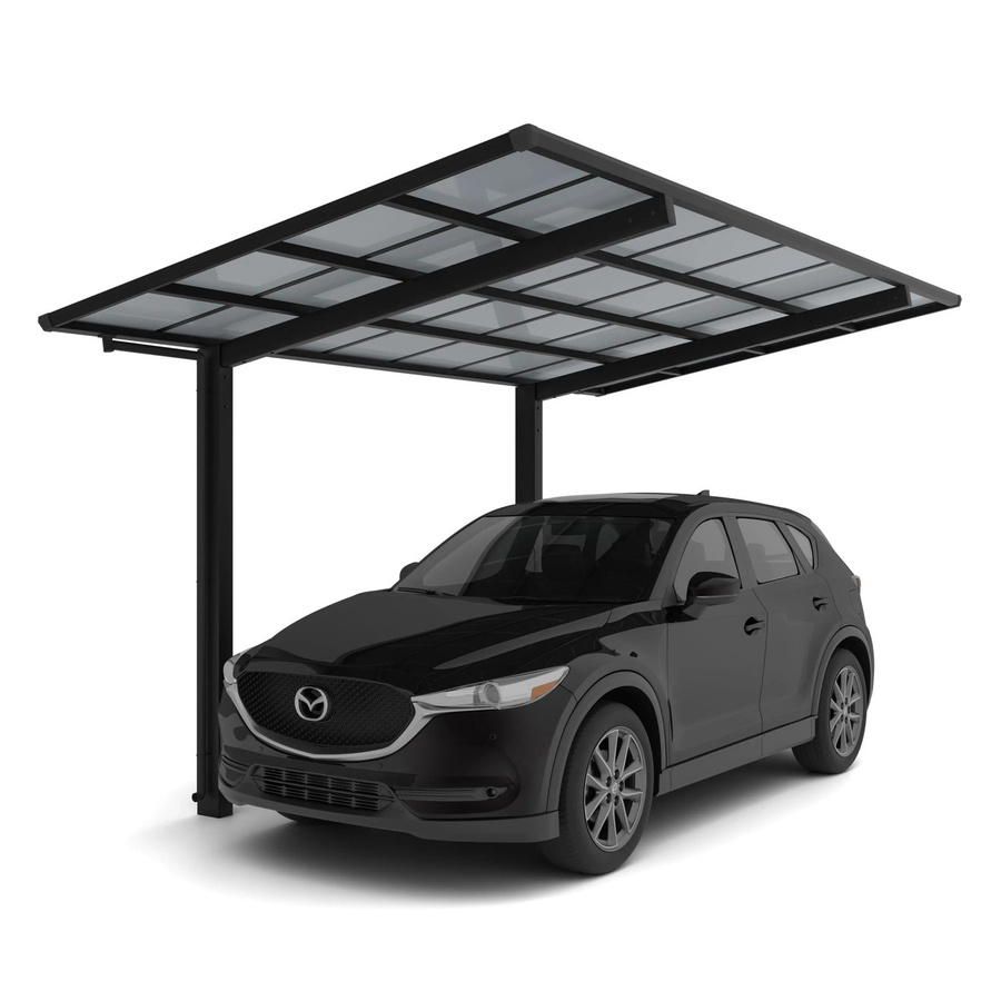 Ximax Einzelcarport Linea Typ 80 in Schwarz mit B/T: 272,6 x 495,4 cm - Bild 2
