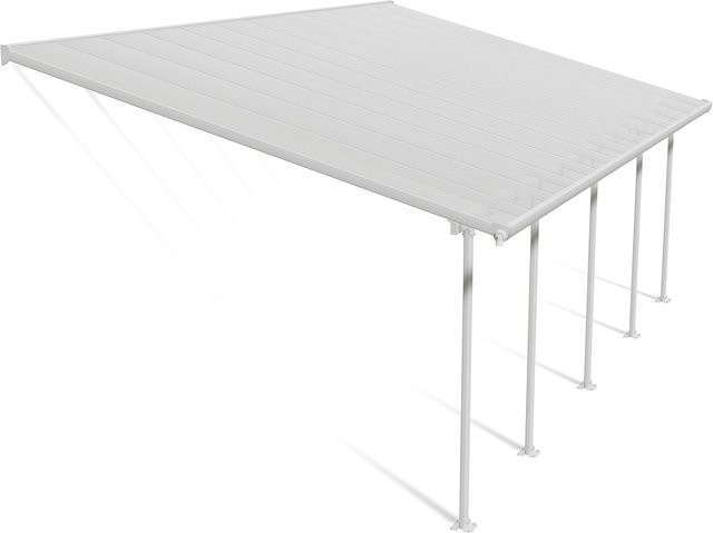 Palram Canopia Feria Terrassenüberdachung weiß B: 387 cm, T: 787 cm, H: 260 cm - Bild 1