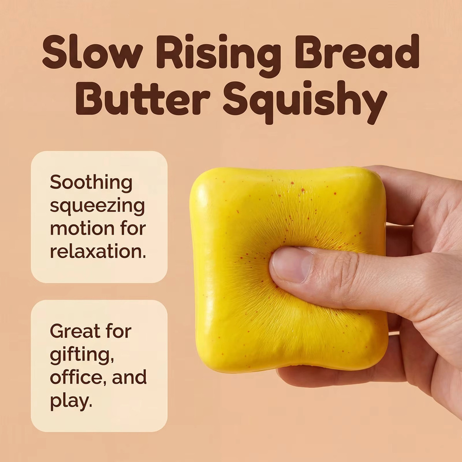Sega Toast-Squishy, multicolour, Quetschspielzeug - Bild 3