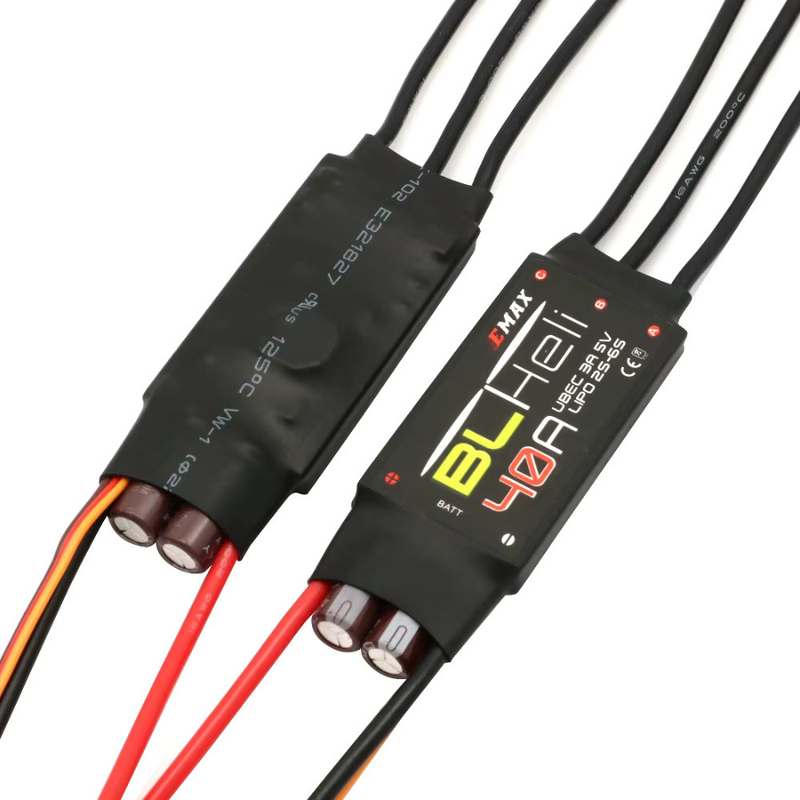 EMAX BLHeli ESC Regler für RC Multirotor, FPV Racing Drohnen und Starrflügler in Schwarz - Bild 2