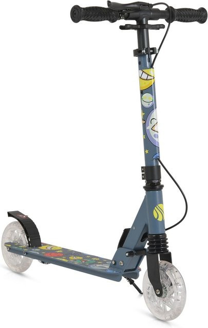 Byox Snazzy Kinderroller faltbar grau mit LED-Rädern - Bild 1