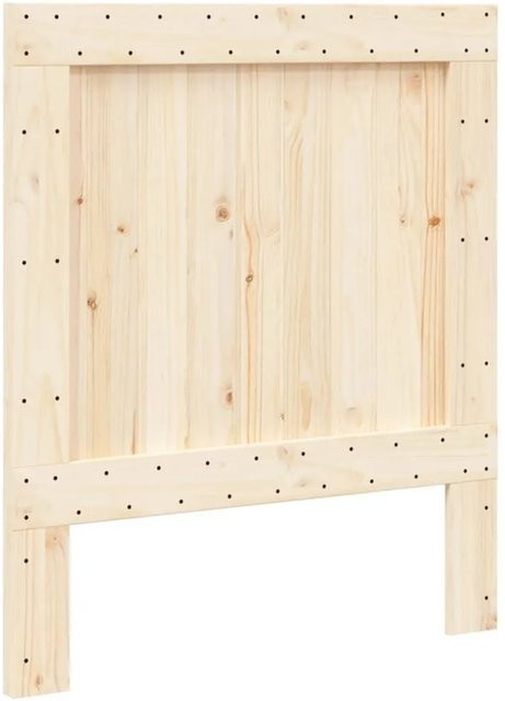 vidaXL Kopfteil aus Massivholz Kiefer in Beige, B/H: 90 x 104 cm - Bild 1