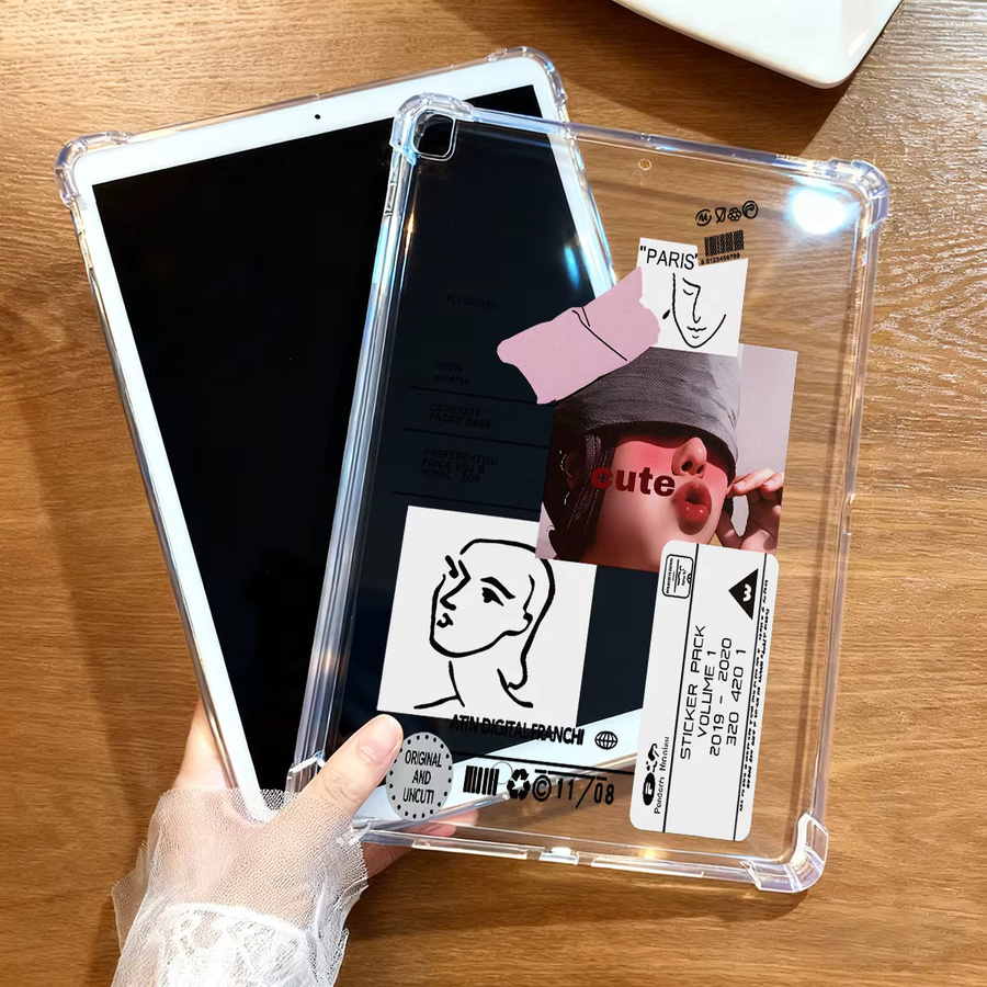 Transparente Silikon Schutzhülle für Samsung Galaxy Tab A11, A9 Plus, S10 FE, S6 Lite, S10 Lite, A8, S9 FE Plus, S7 FE und S8 Plus - Bild 2