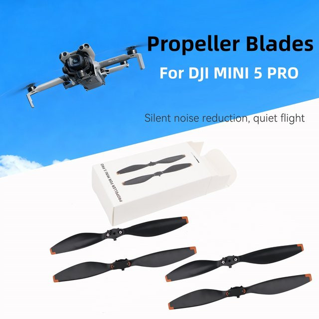 DJI Ersatz Propellerblätter für Mini 5 Pro Drohne in Schwarz - Bild 1