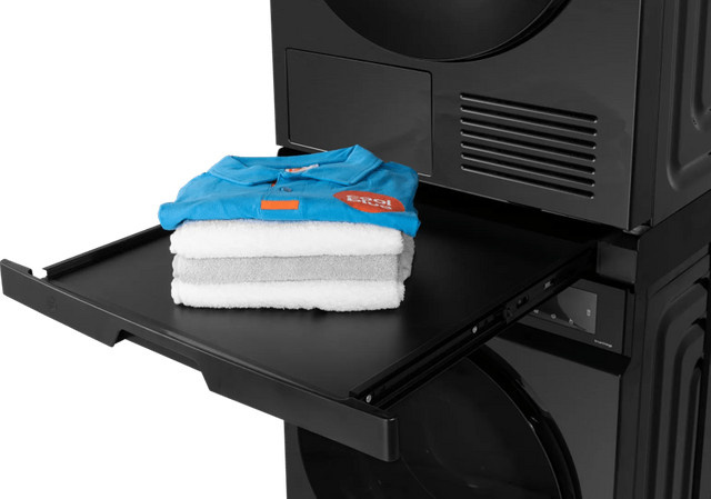 BlueBuilt Universal-Zwischenbaurahmen für Waschmaschine und Trockner Schwarz B: 62,5 cm, H: 61,2 cm - Bild 1