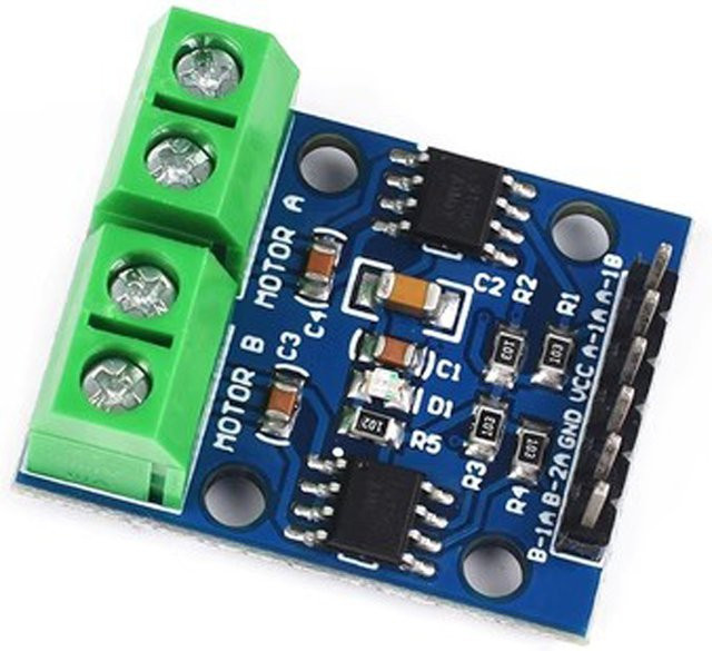 Si Tai&SH L9110S DC Schrittmotor-Treiberplatine H-Brücke in Beige und Blau - Bild 1