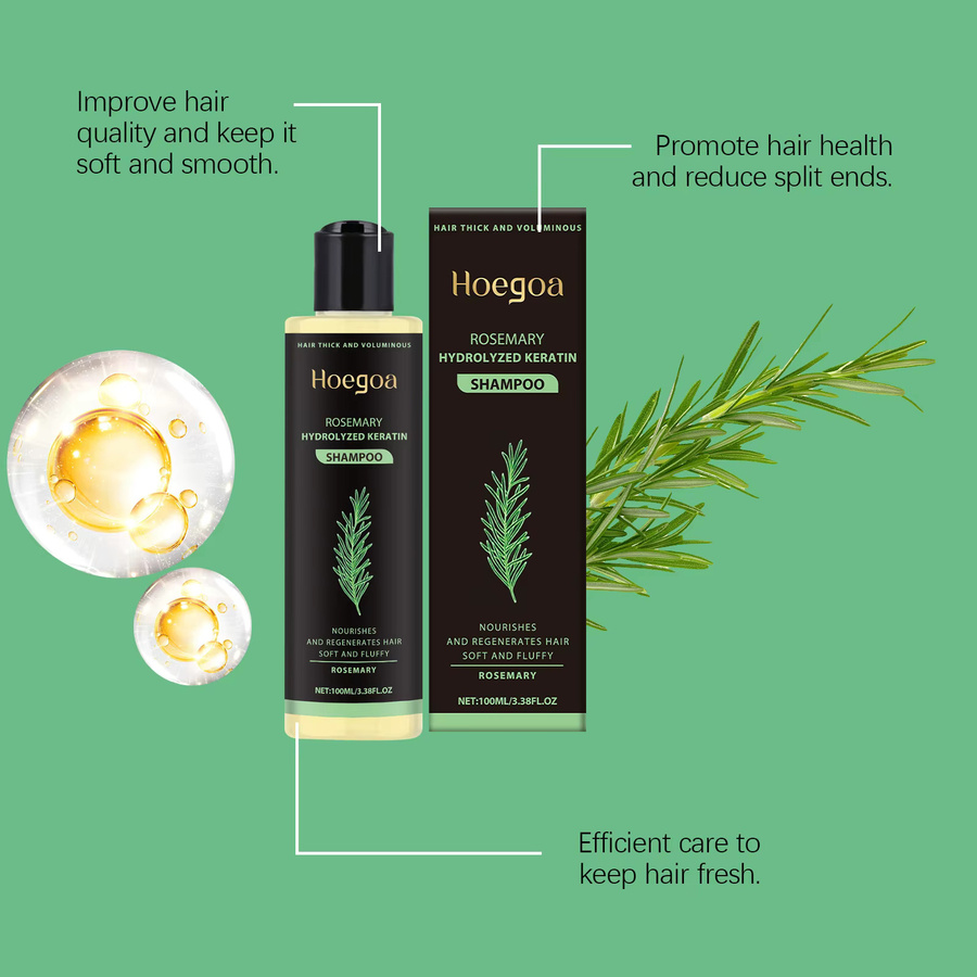 Hoegoa Rosmarin Shampoo, für strapaziertes Haar - Bild 2