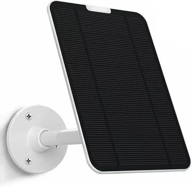 4W Solarpanel in Schwarz kompatibel mit Eufycam 2, 2 Pro, 2C, 2C Pro, E, SoloCam E20 und E40 mit 4m Stromkabel - Bild 1