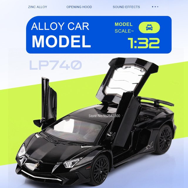 RMZ city LP740 SCV12 Automodell-Spielzeug, 1:32 Maßstab, mit Licht und Sound - Bild 1