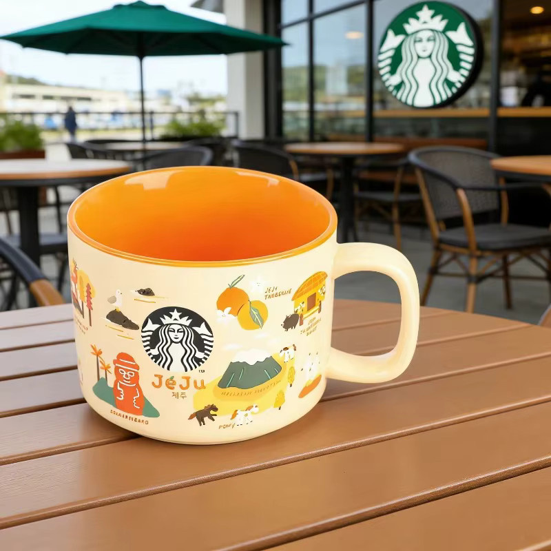 Starbucks Keramik-Tasse Jeju in Gelb mit 355 ml Inhalt - Bild 5