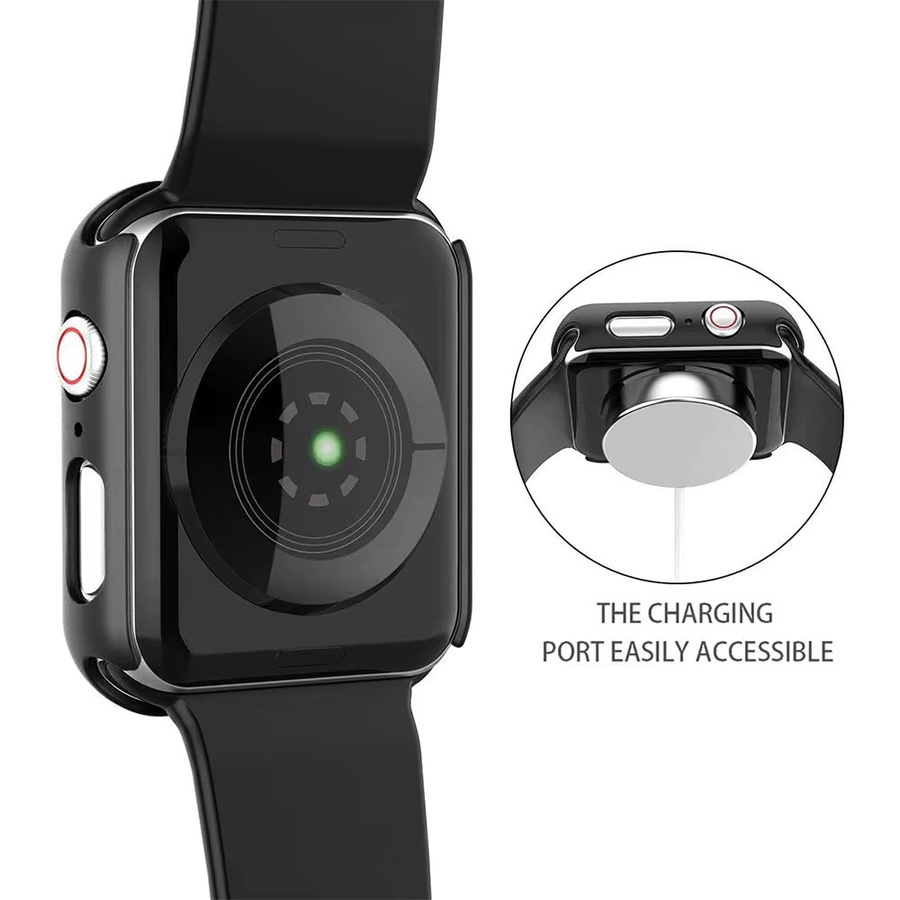 Apple Schutzhülle für Apple Watch, Silikon, Schwarz, Unisex - Bild 2