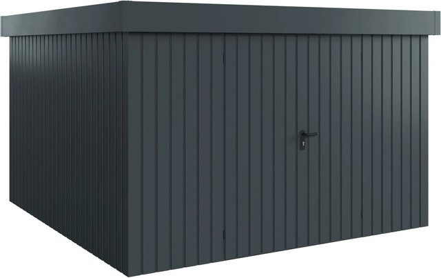 Hörmann EcoStar Gerätehaus Euroline Flachdach 2-flügelig Anthrazitgrau B: 333 cm, T: 325 cm - Bild 1