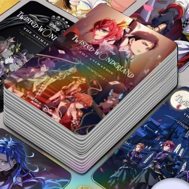 Bandai Twisted-Wonderland: The Animation Laser Small Card, Gedenkpostkarten, 96 Blatt - Bild 1