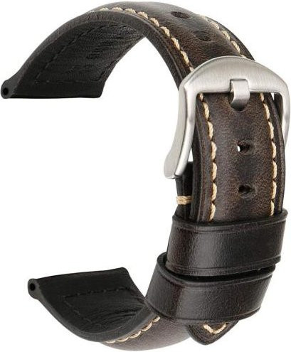 Puntos Uhrenarmband Echtleder, 20mm, Silberne Schnalle, Unisex - Bild 1